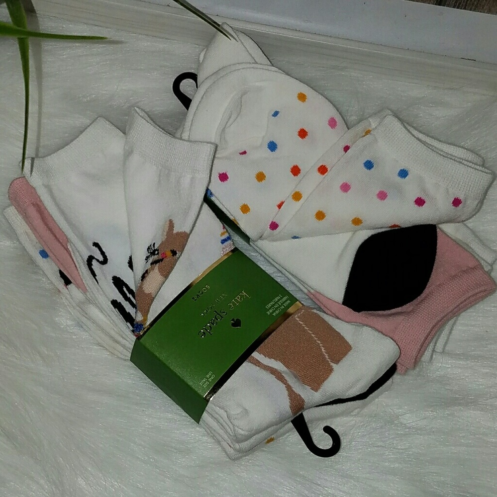 Kate spade spice things up Camel crew socks - Picture 3 of 4